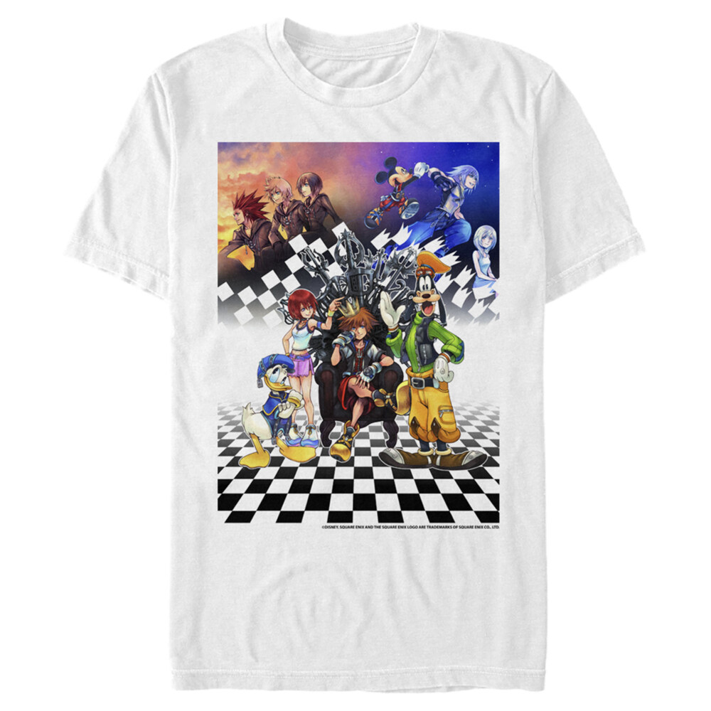 Men's Kingdom Hearts 1.5 Box Art  Adult T-Shirt