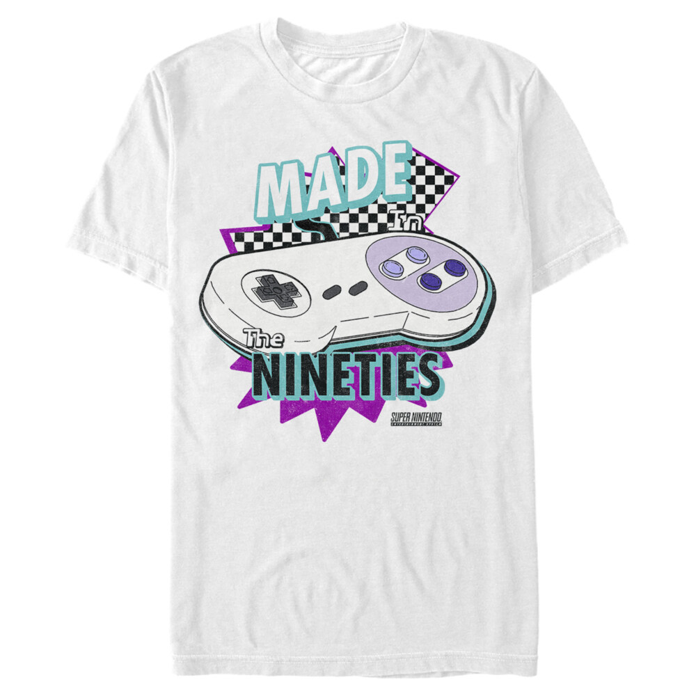 Men's Nintendo SNES Controller Retro 90's  Adult T-Shirt