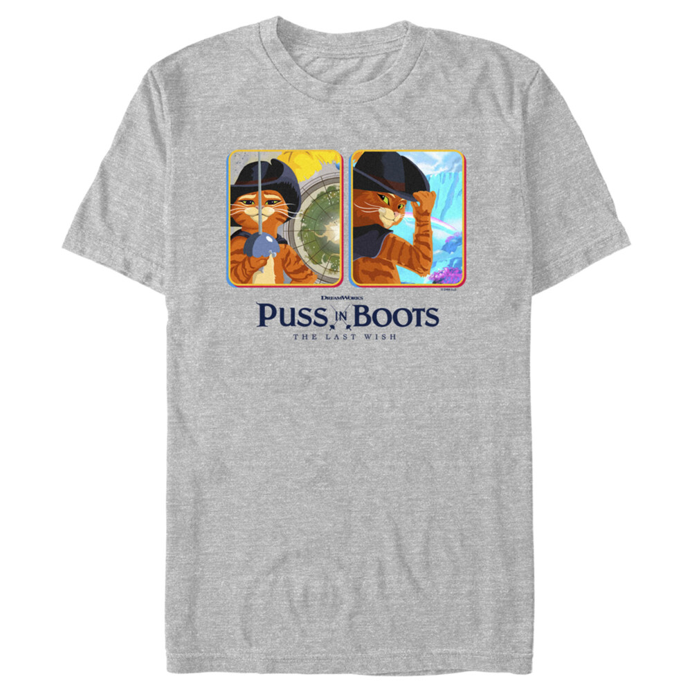 Men's Puss in Boots: The Last Wish Animated Cards  Adult T-Shirt