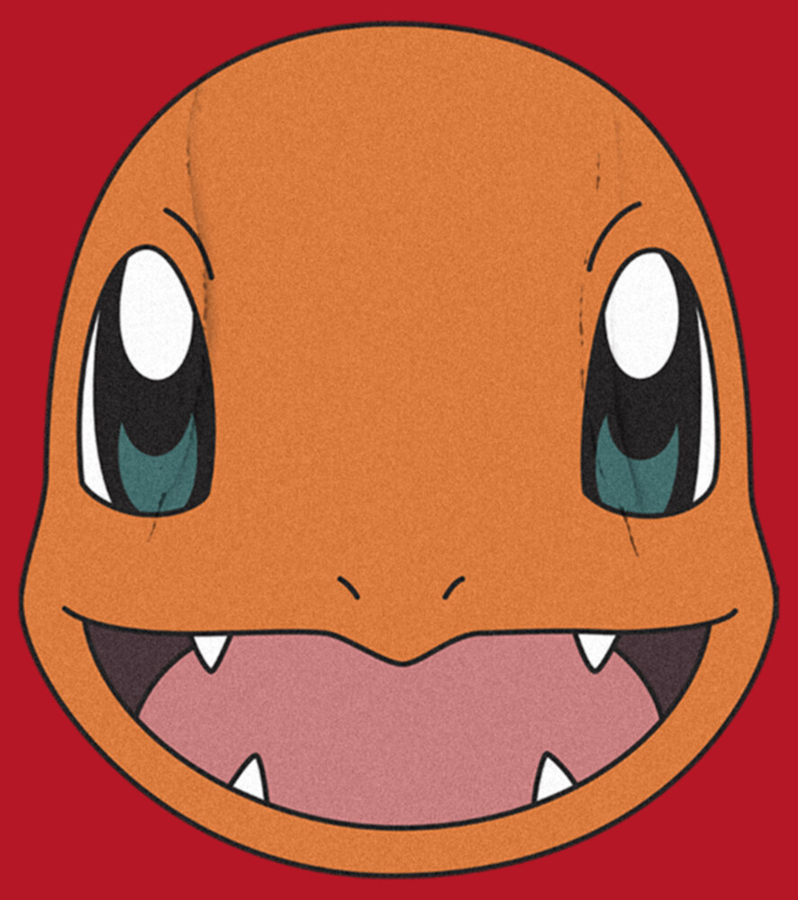 Men's Pokemon Charmander Smile  Adult Pull Over Hoodie