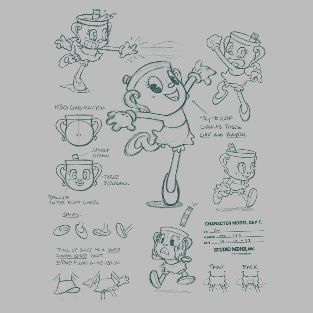 Men's Cuphead The Delicious Last Course Concept Chalice  Adult T-Shirt