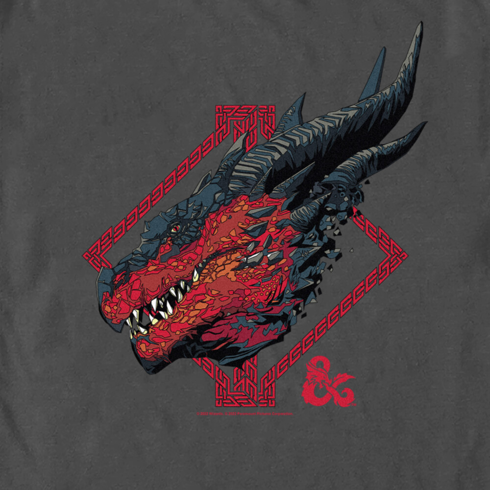 Men's Dungeons & Dragons: Honor Among Thieves Dragon Portrait  Adult T-Shirt