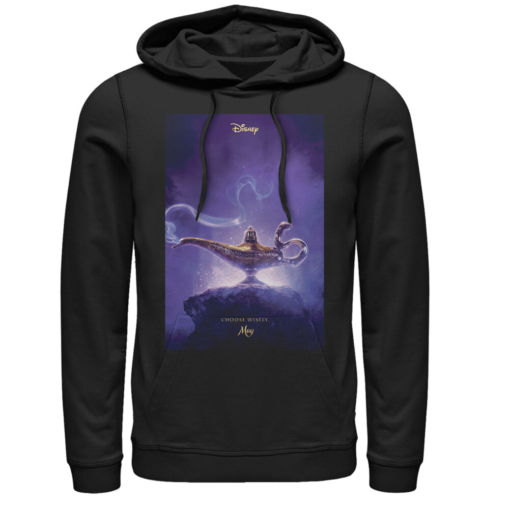 Men's Aladdin Choose Wisely Movie Poster  Adult Pull Over Hoodie