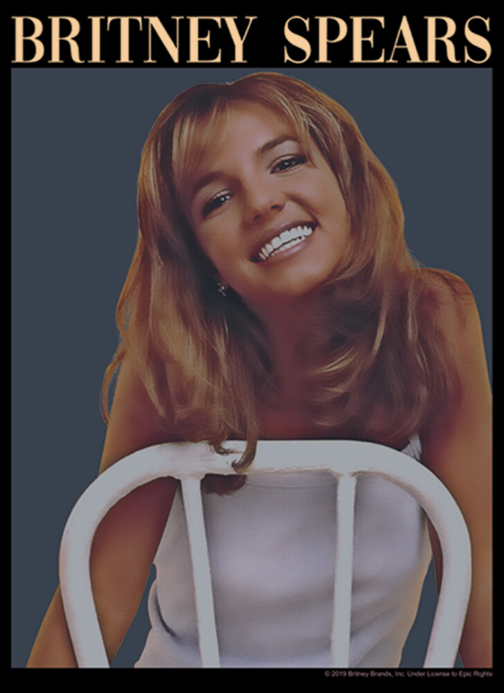 Men's Britney Spears Faded Smile Poster  Adult Sweatshirt