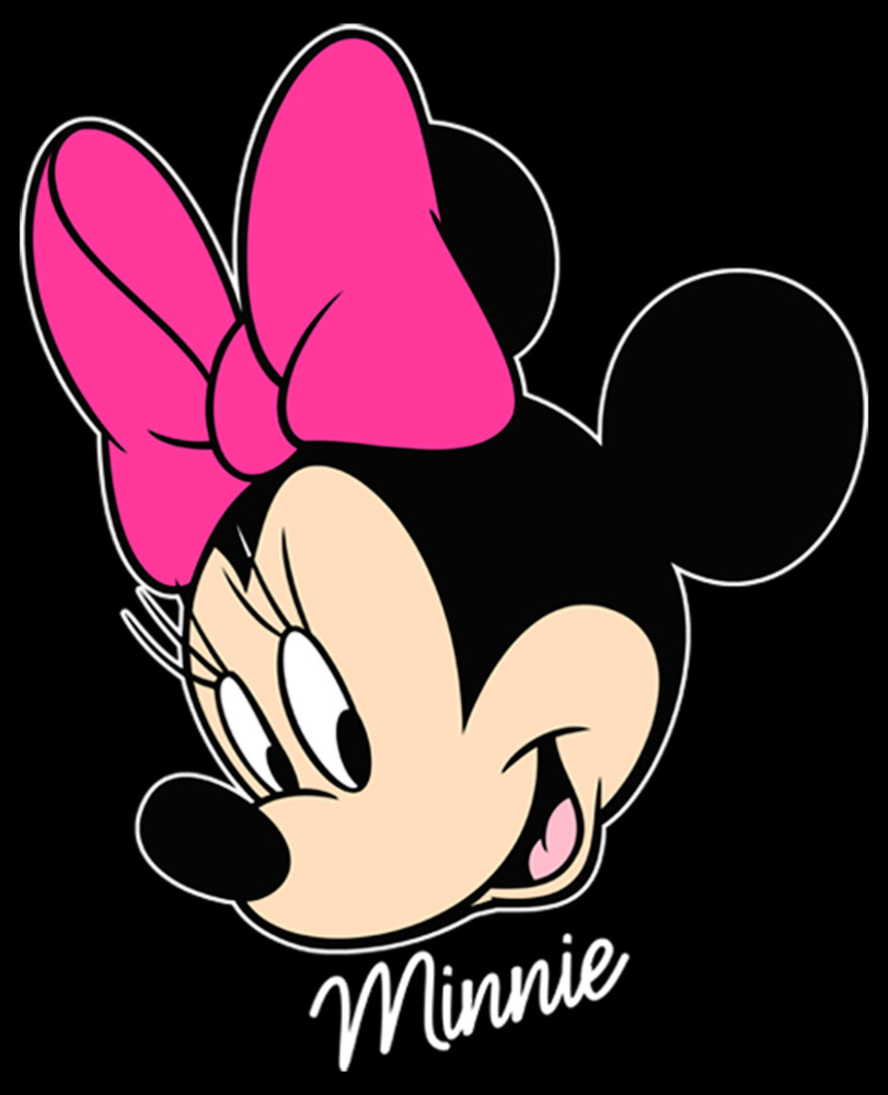 Men's Mickey & Friends Minnie Mouse Portrait  Adult T-Shirt