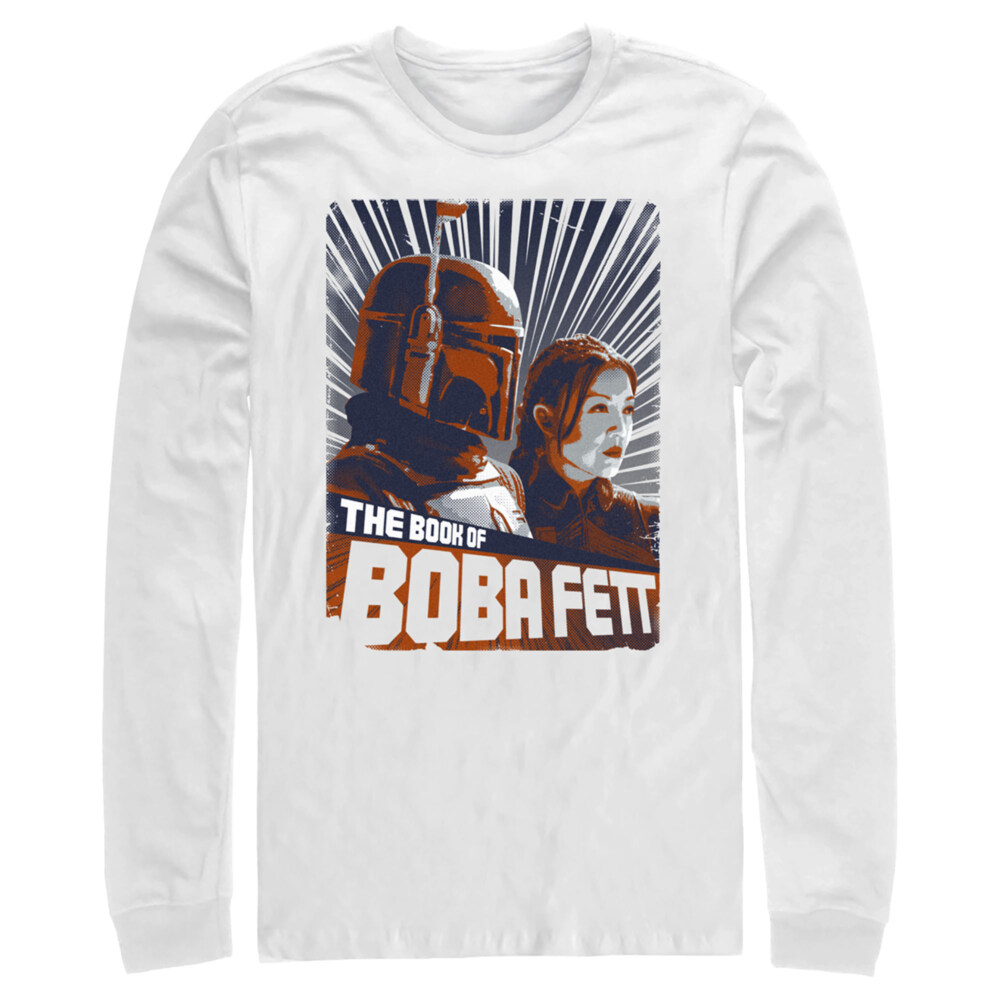 Men's Star Wars: The Book of Boba Fett Fennec and Boba Poster  Adult Long Sleeve Shirt