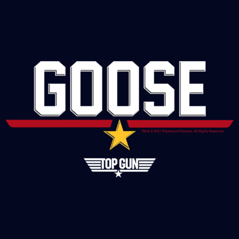 Men's Top Gun Nick "Goose" Bradshaw Logo  Adult T-Shirt
