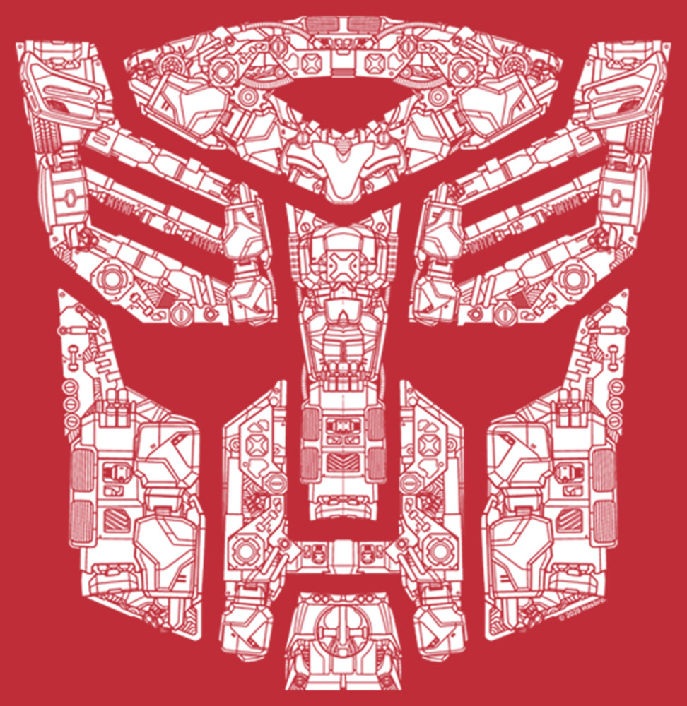 Men's Transformers Autobot Parts Logo  Adult T-Shirt