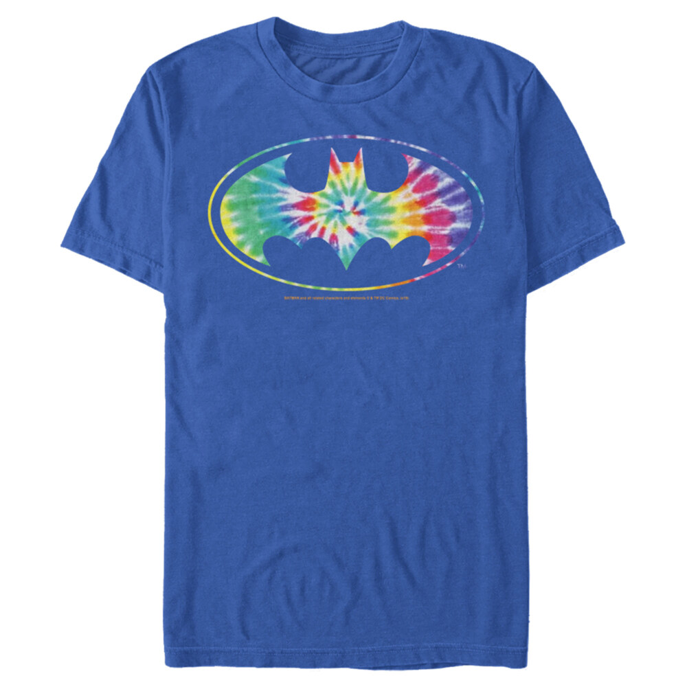 Men's Batman Tie Dye Logo  Adult T-Shirt