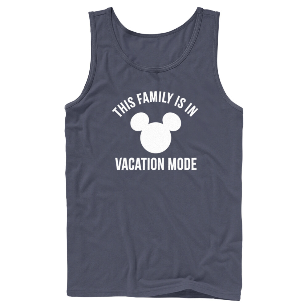 Men's Mickey & Friends This Family Is in Vacation Mode  Adult Tank Top