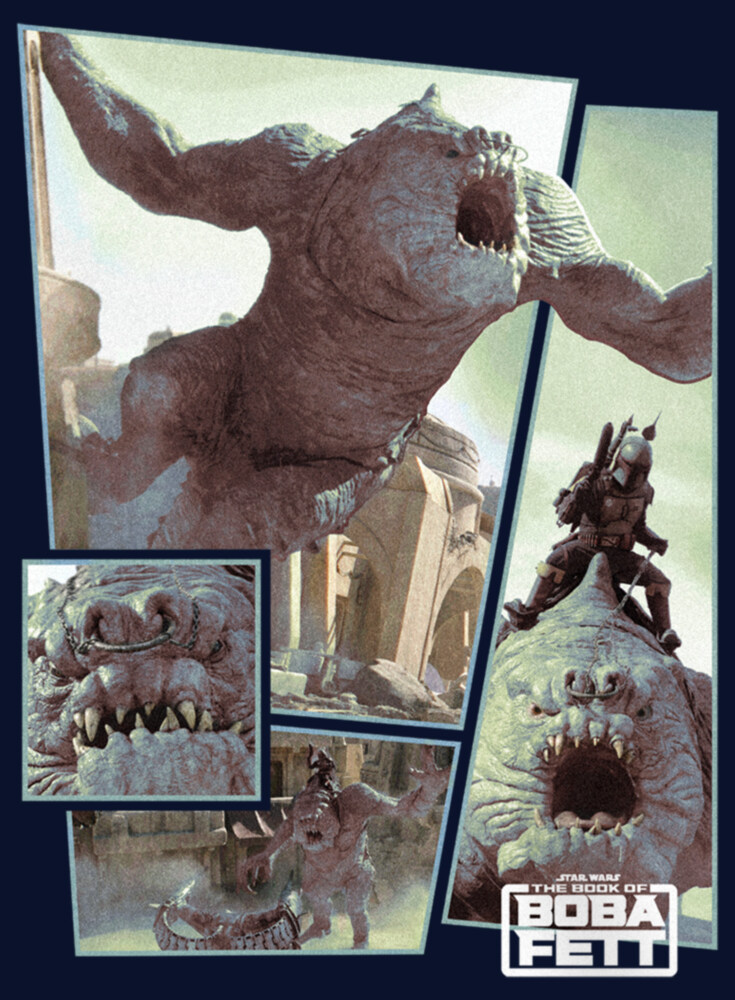 Men's Star Wars: The Book of Boba Fett Rancor Attack  Adult Sweatshirt