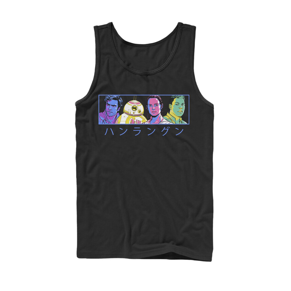 Men's Star Wars: The Rise of Skywalker Kanji Heroes  Adult Tank Top