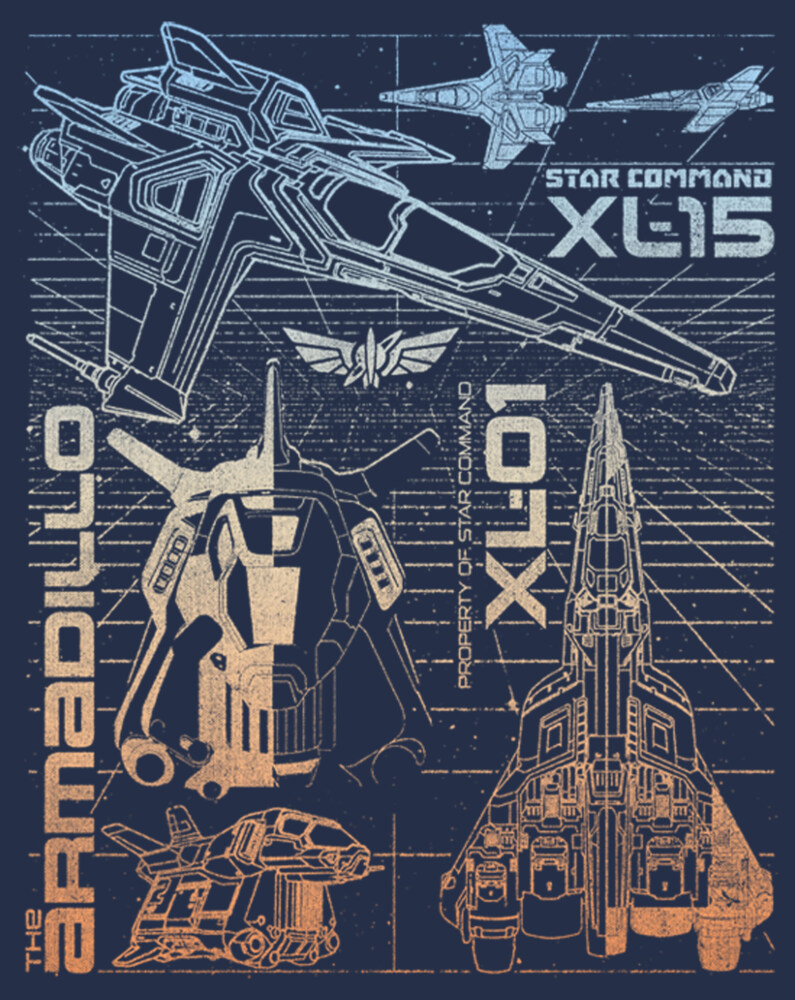 Men's Lightyear Star Command Ships  Adult T-Shirt