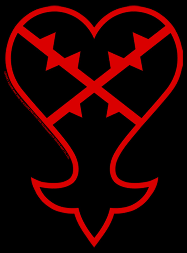 Men's Kingdom Hearts 1 Inverted Evil Symbol  Adult Sweatshirt