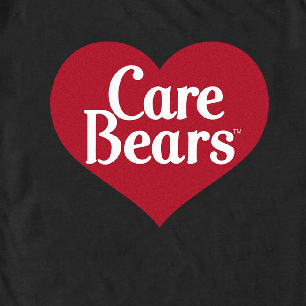 Men's Care Bears Red Classic Heart Logo  Adult T-Shirt