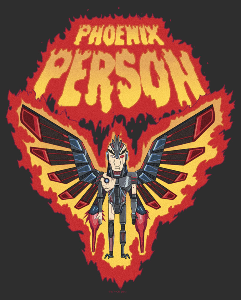 Men's Rick And Morty Phoenix Person  Adult T-Shirt
