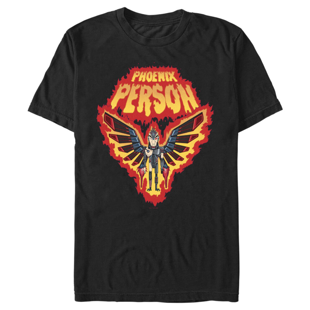 Men's Rick And Morty Phoenix Person  Adult T-Shirt