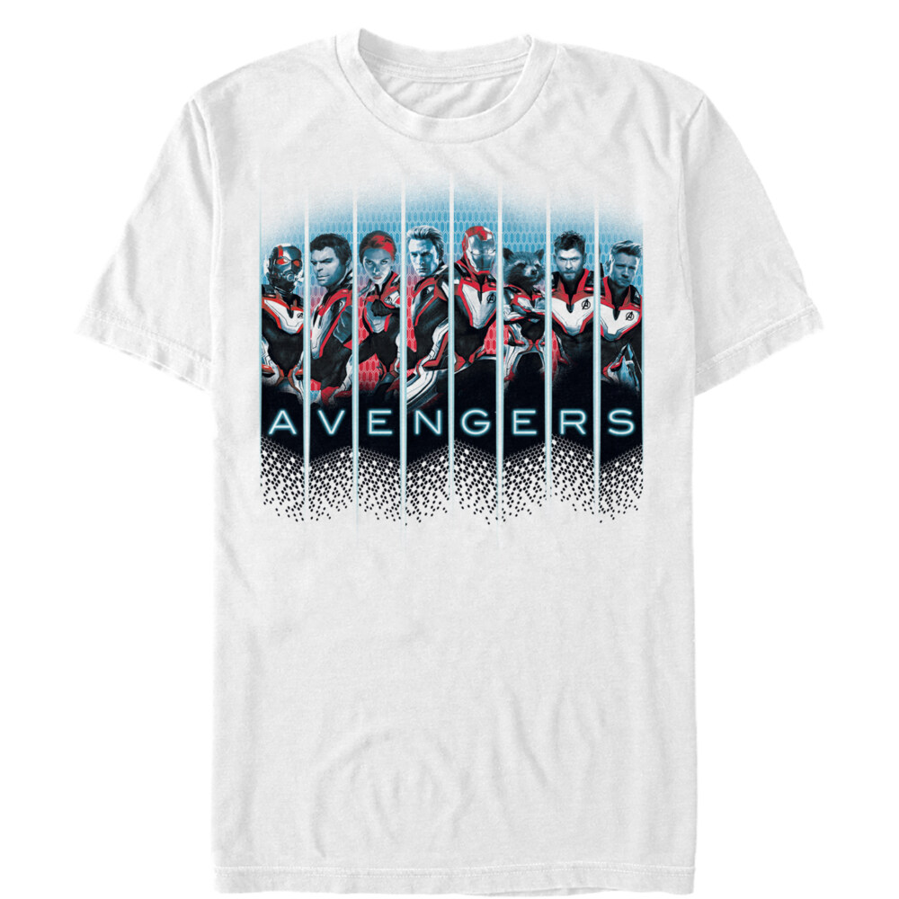 Men's Marvel Avengers: Endgame Hero Panels  Adult T-Shirt