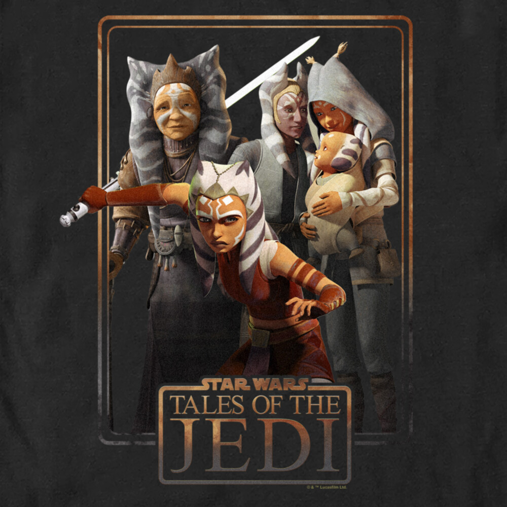 Men's Star Wars: Tales of the Jedi Togruta Poster  Adult T-Shirt