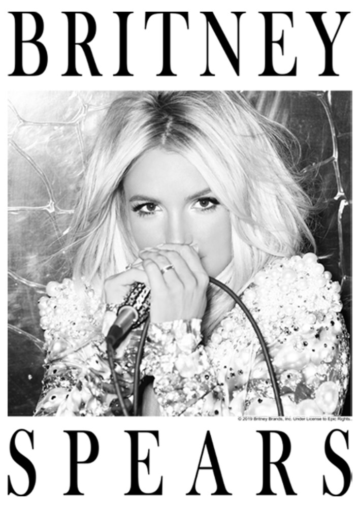 Men's Britney Spears Classic Star Frame  Adult Pull Over Hoodie