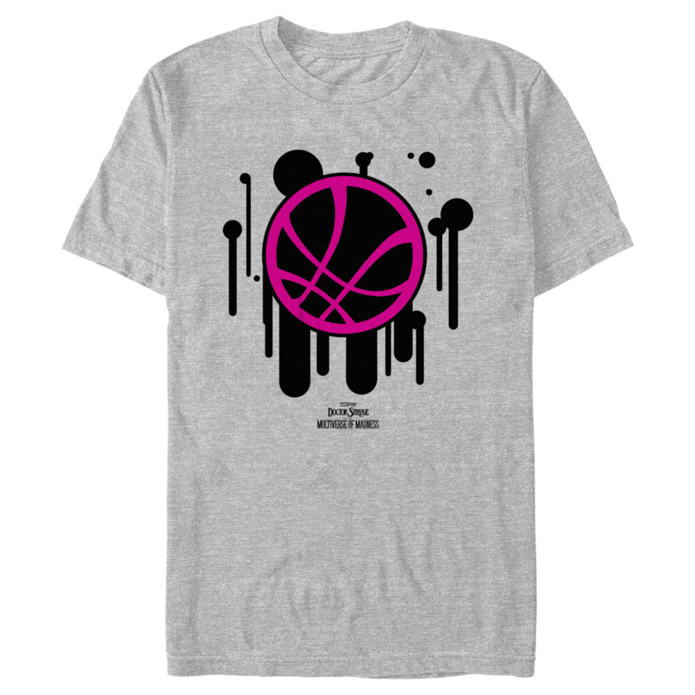 Men&#039;s Marvel Doctor Strange in the Multiverse of Madness Drip Logo  Adult T-Shirt