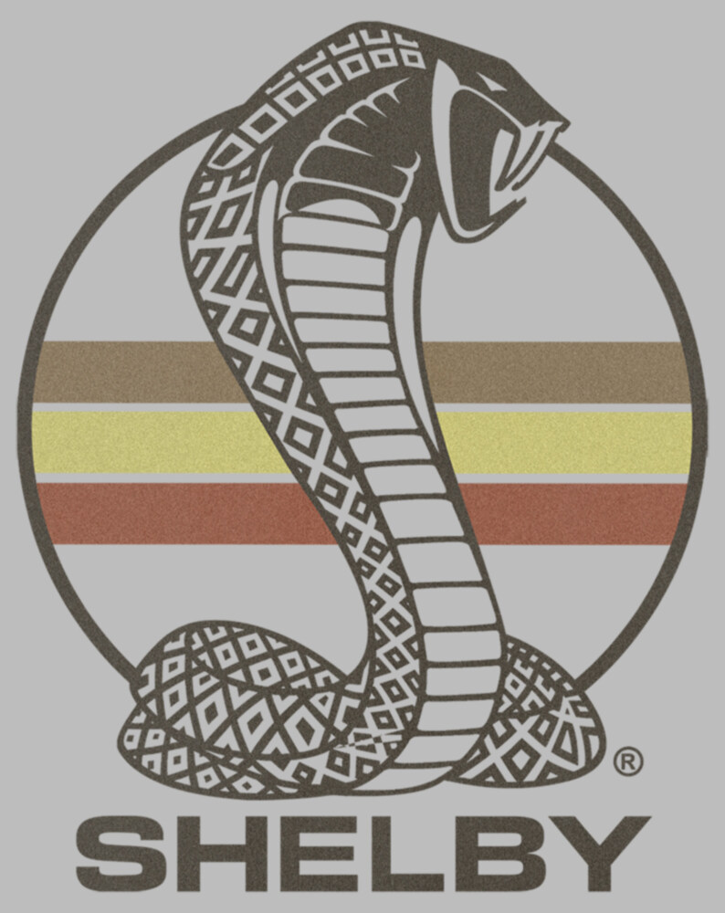 Men's Shelby Cobra Classic Logo  Adult T-Shirt