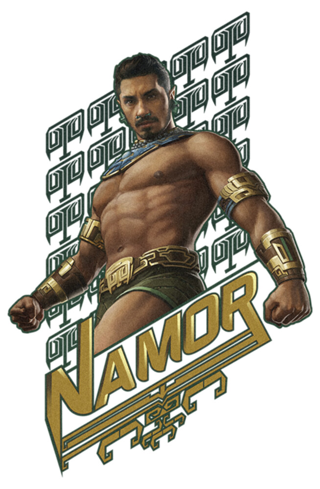Men's Marvel: Black Panther: Wakanda Forever Namor Portrait  Adult T-Shirt