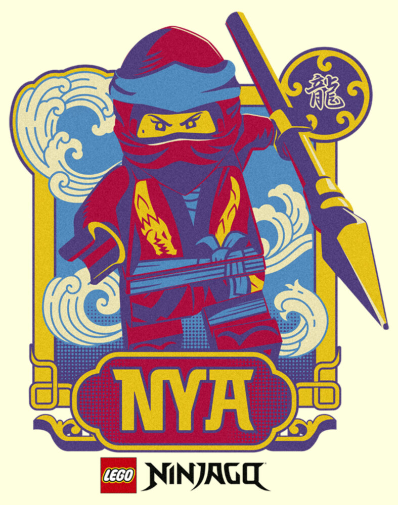 Men's LEGO: Ninjago Running Kai  Adult T-Shirt