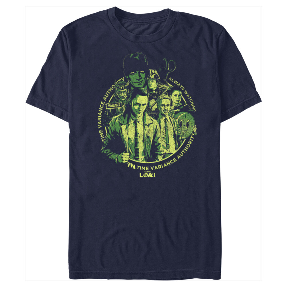 Men's Marvel Loki Time Variance Authority Agents  Adult T-Shirt