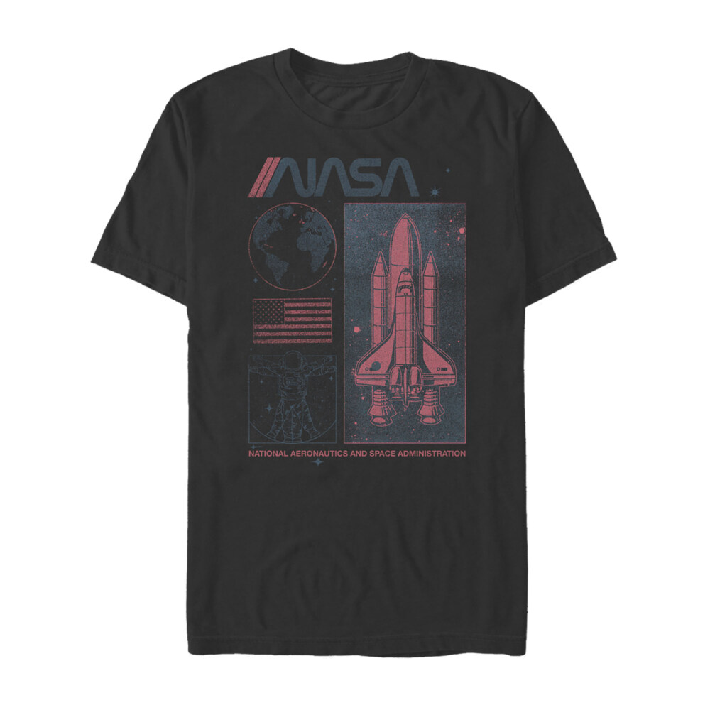 Men's NASA Future Frontier  Adult T-Shirt