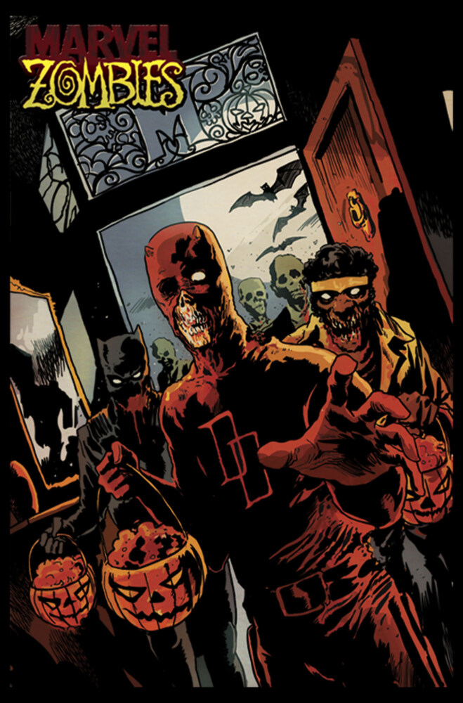 Men's Marvel Zombies Halloween Trick or Treat  Adult T-Shirt