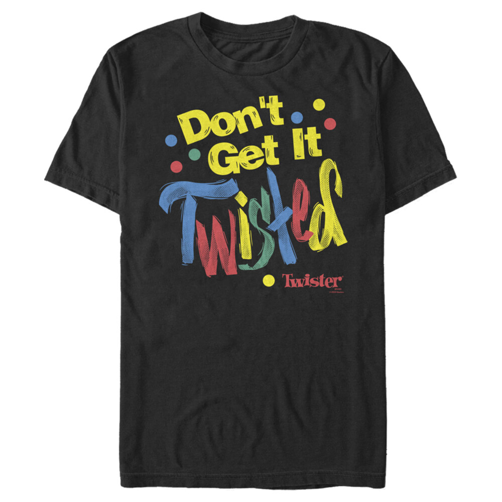 Men's Twister Twisted Dots  Adult T-Shirt