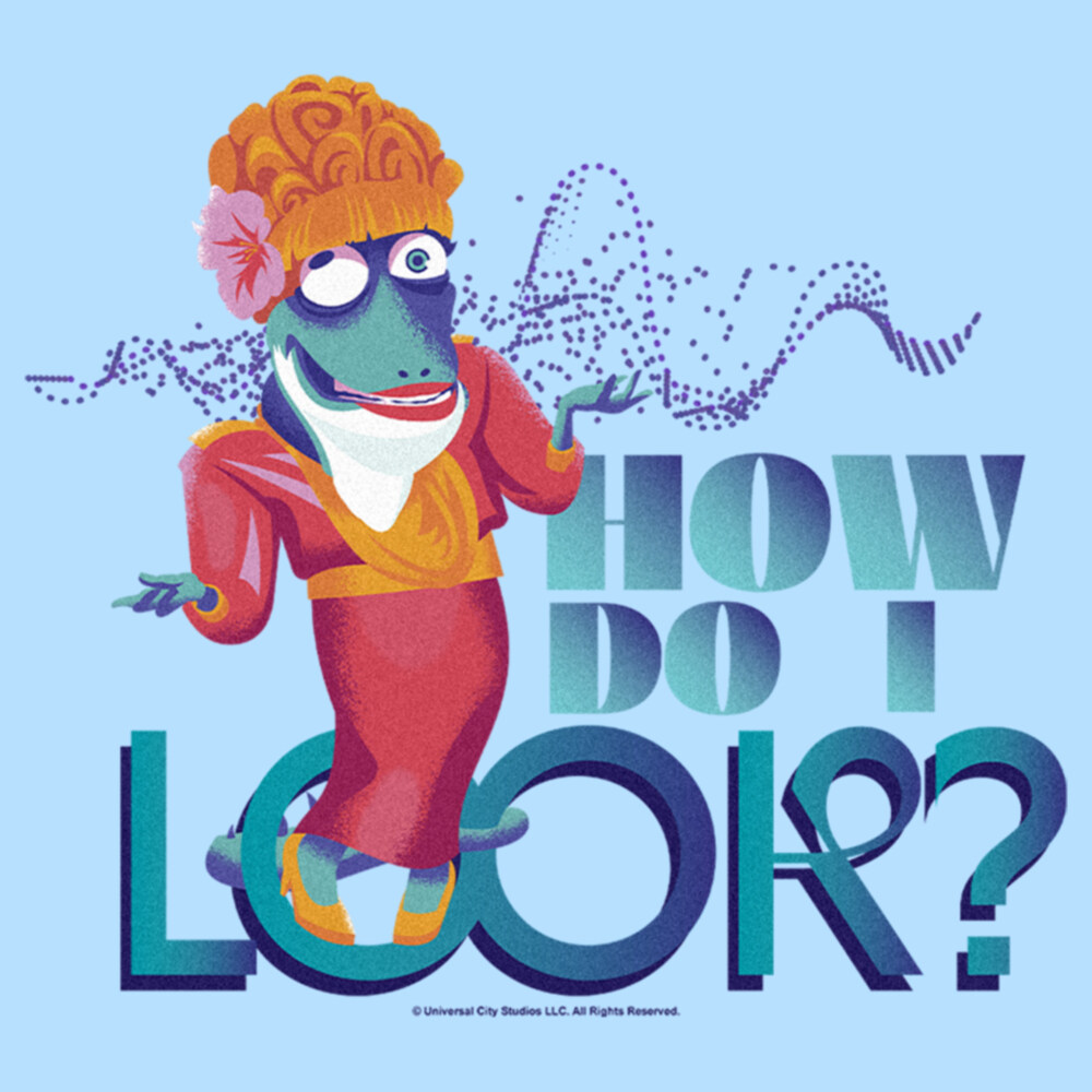 Men's Sing 2 Miss Crawly How Do I Look?  Adult T-Shirt