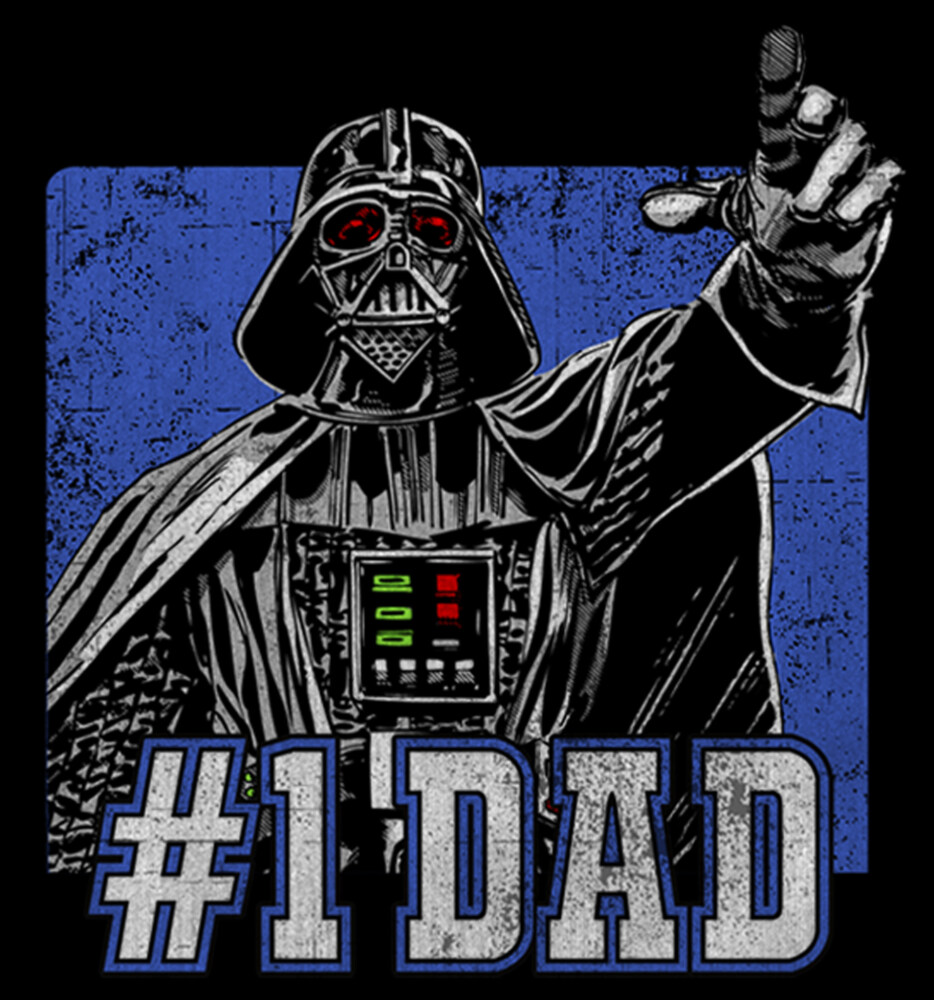 Men's Star Wars Darth Vader Number One Dad  Adult Sweatshirt
