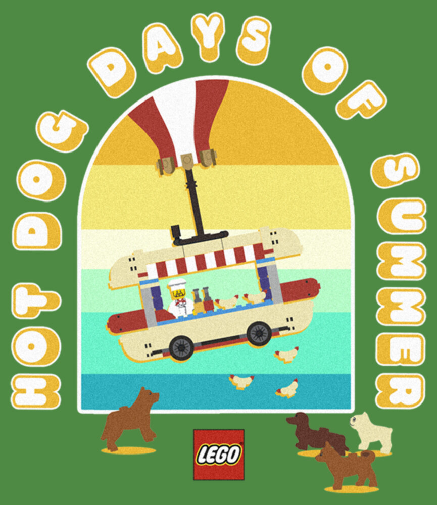 Men's LEGO Hot Dog Days of Summer  Adult T-Shirt