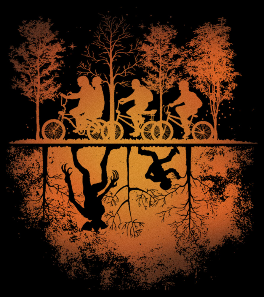 Men's Stranger Things Halloween Upside Down Demogorgon Chase  Adult T-Shirt