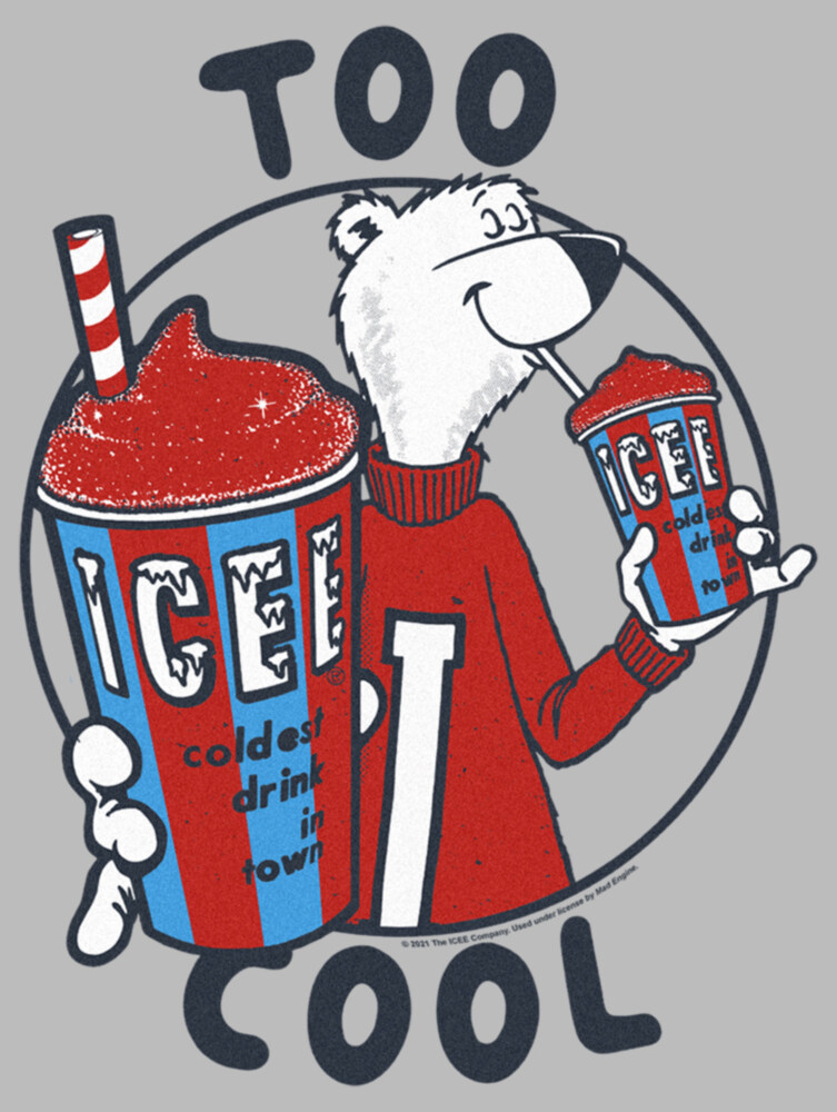 Men's ICEE Bear Too Cool  Adult T-Shirt