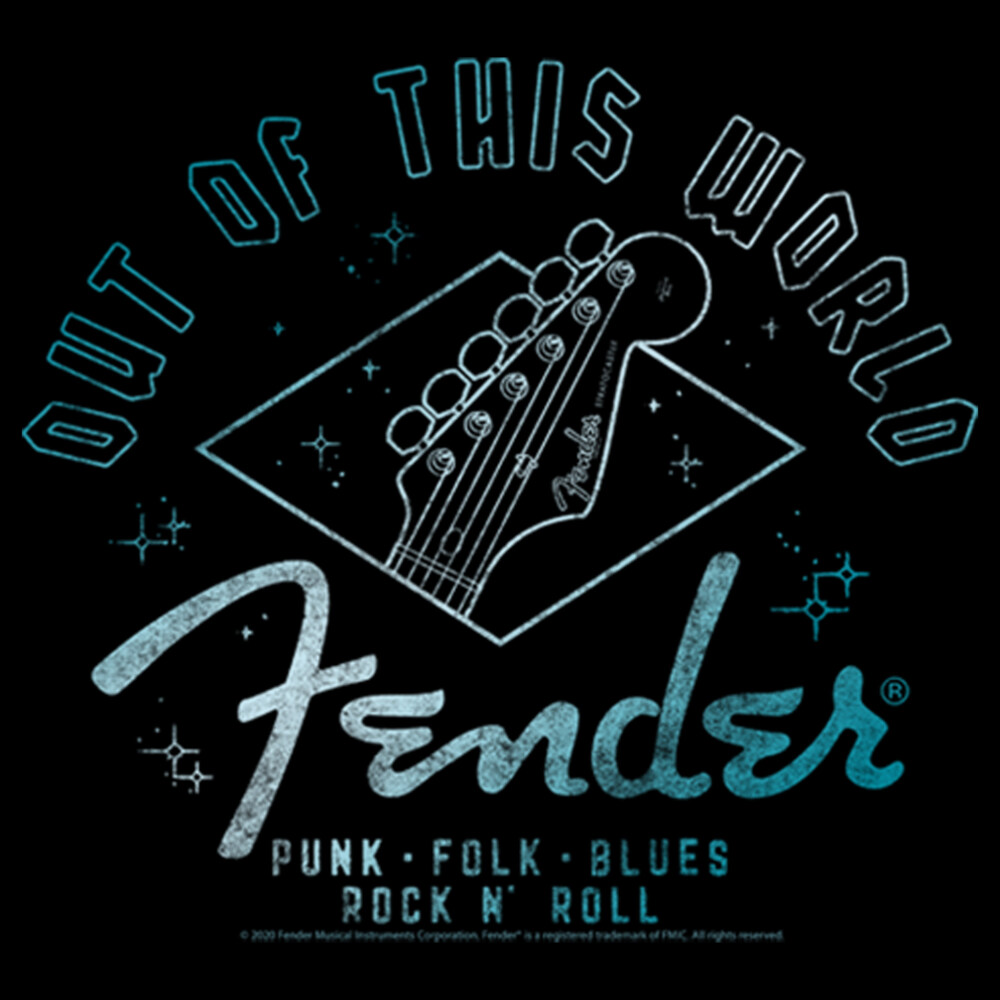 Men's Fender Out of This World  Adult Pull Over Hoodie