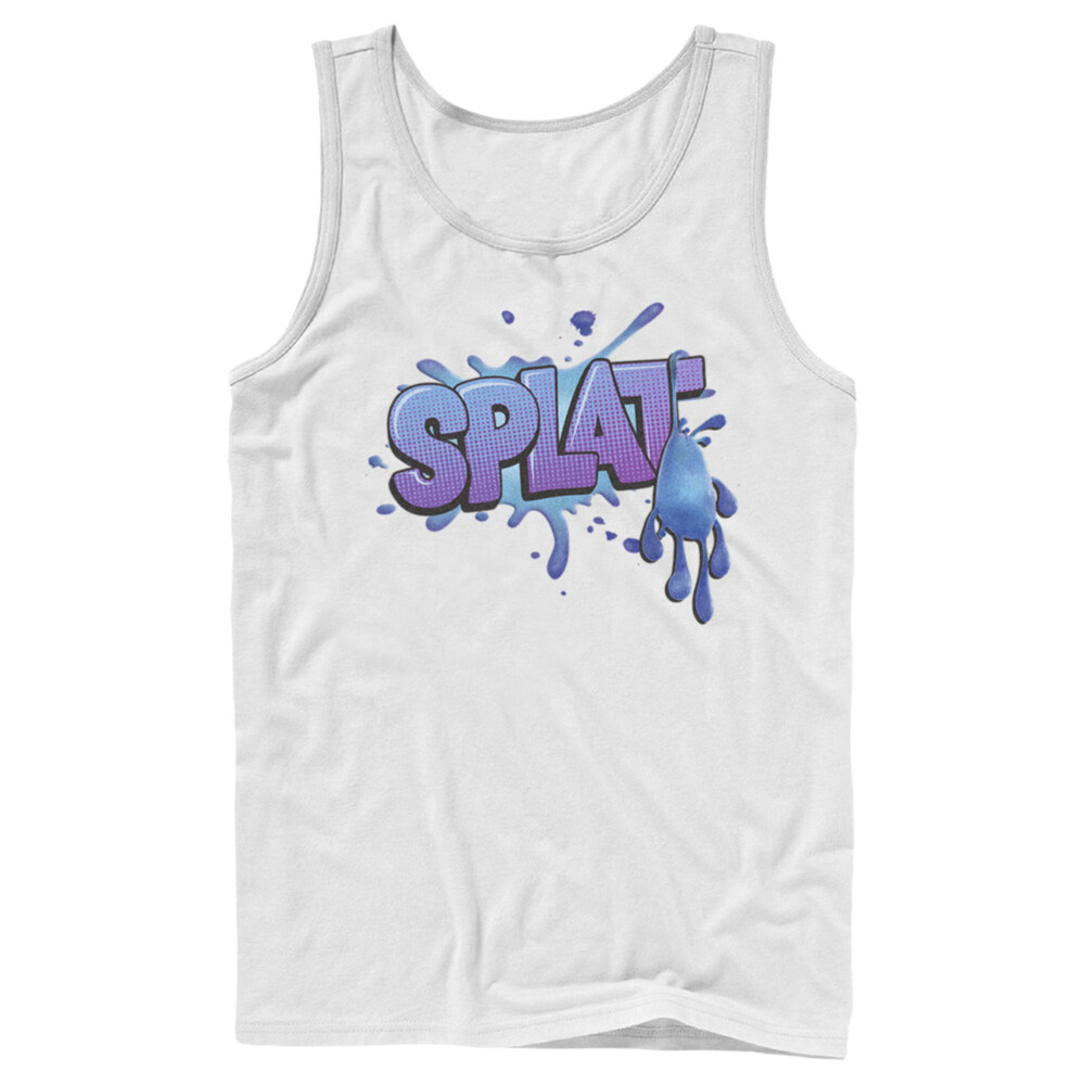 Men's Strange World Splat Logo  Adult Tank Top
