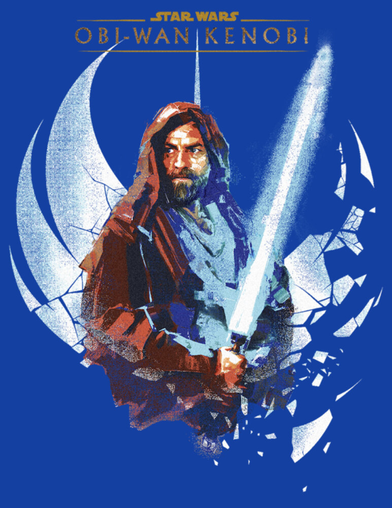 Men's Star Wars: Obi-Wan Kenobi Shattered Jedi Knight Kenobi  Adult T-Shirt