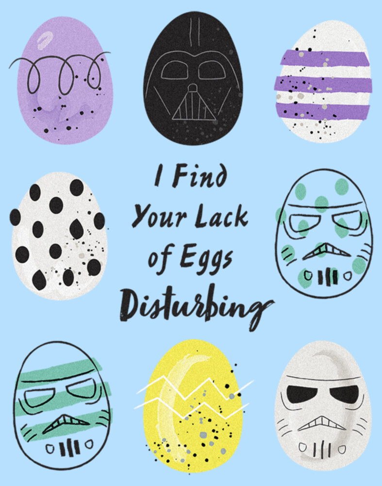 Men's Star Wars Easter Darth Vader I Find your Lack of Eggs Disturbing  Adult T-Shirt