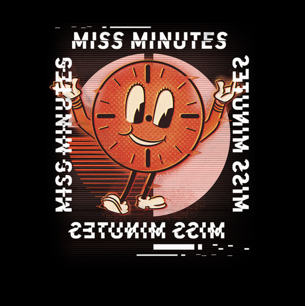 Men's Marvel Loki Miss Minutes Glitch  Adult Long Sleeve Shirt