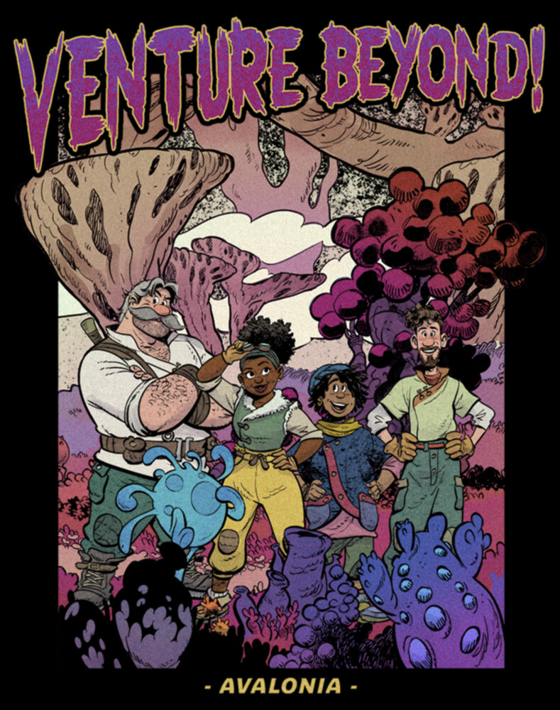 Men's Strange World Venture Beyond Group  Adult Long Sleeve Shirt