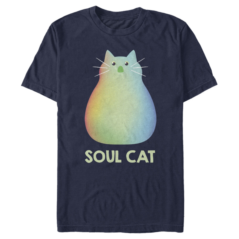 Men's Soul Rainbow Cat  Adult T-Shirt