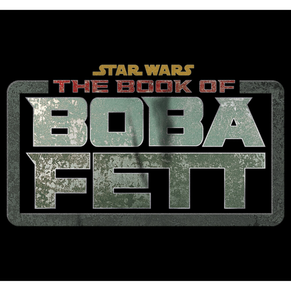 Men's Star Wars: The Book of Boba Fett Distressed Logo  Adult T-Shirt