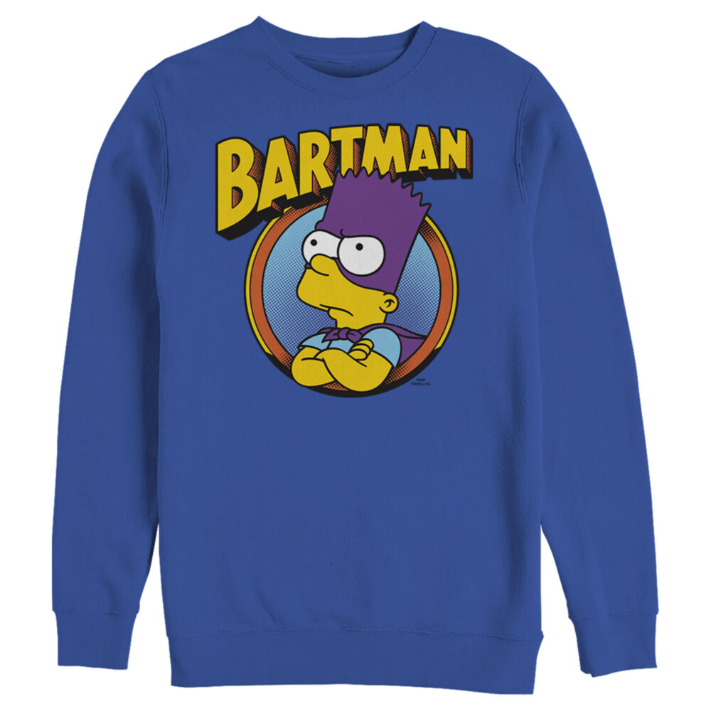 Men's The Simpsons Bartman  Adult Sweatshirt