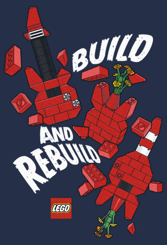 Men's LEGO Build and Rebuild  Adult T-Shirt