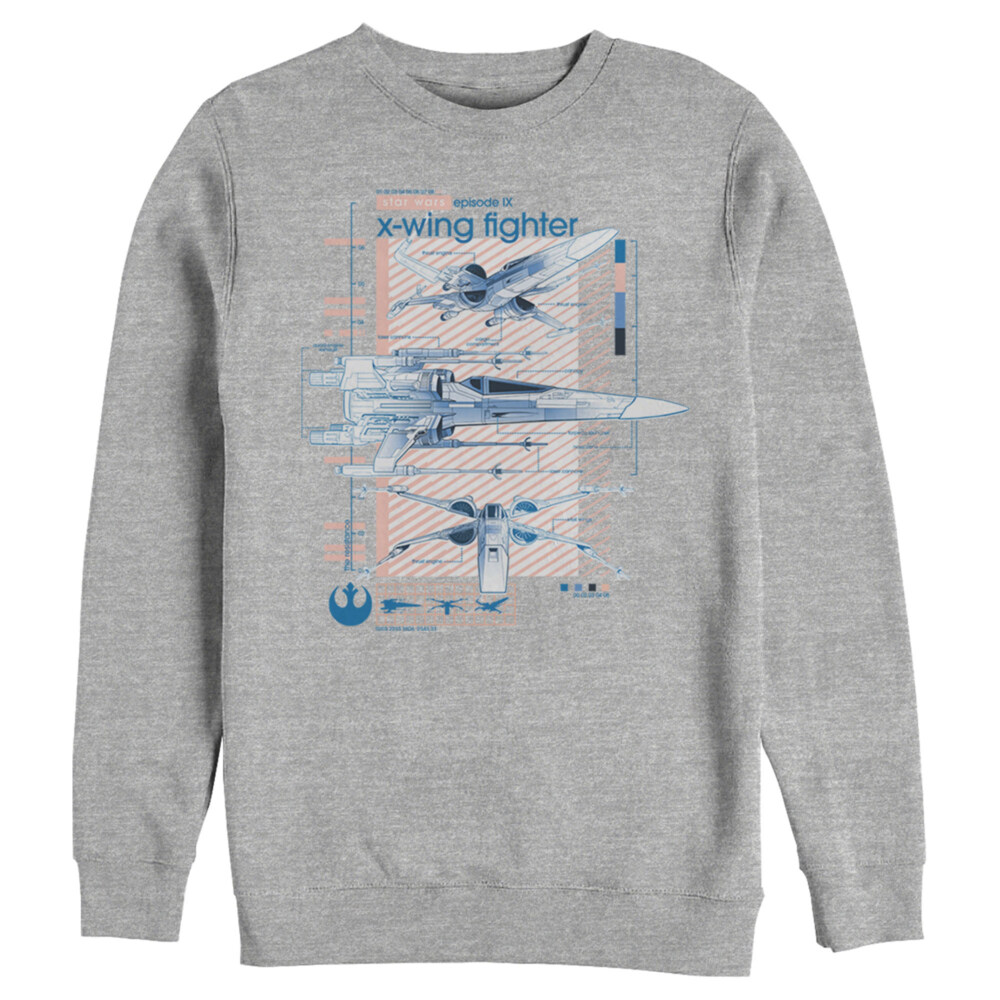 Men's Star Wars: The Rise of Skywalker X-Wing Details  Adult Sweatshirt