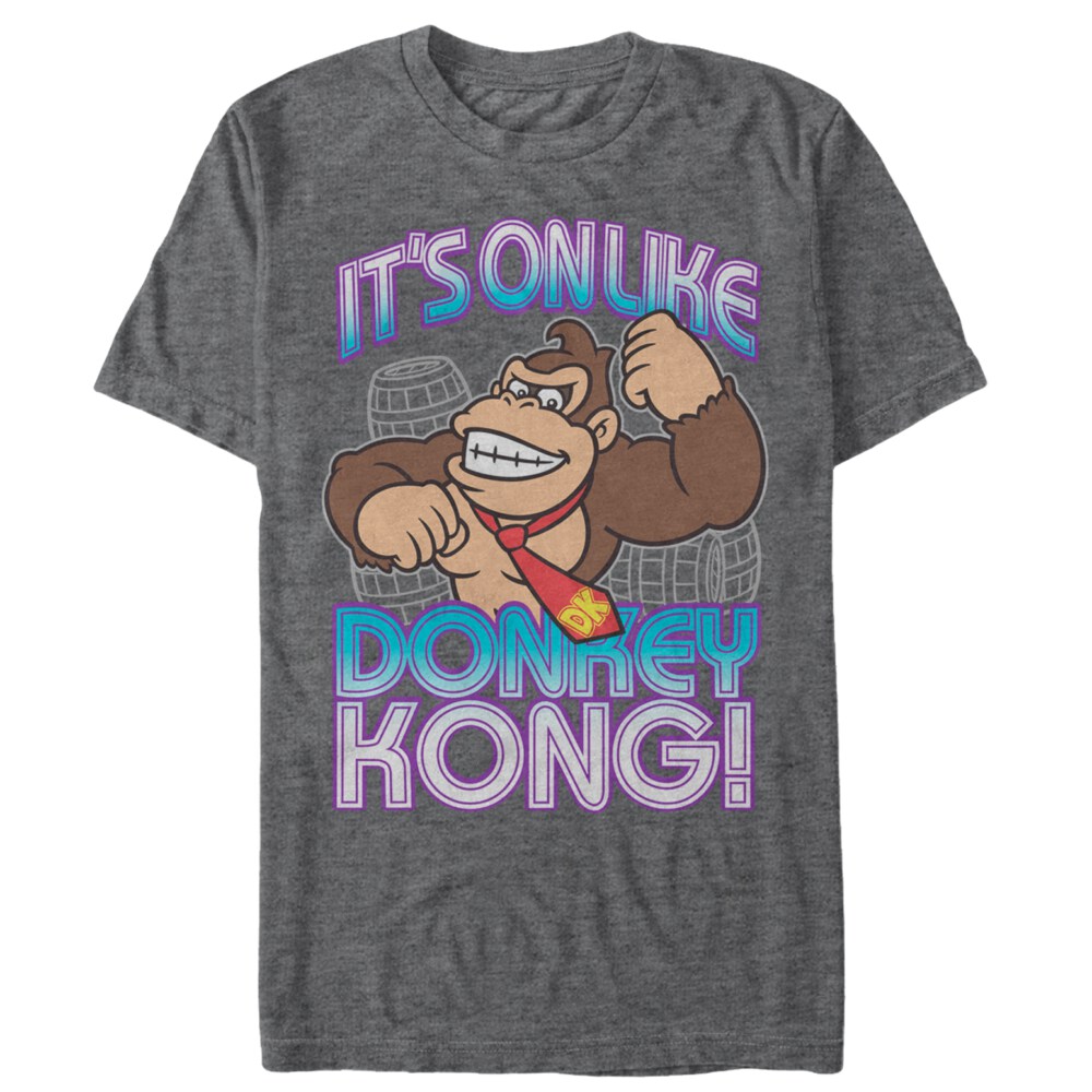 Men's Nintendo Donkey Kong It's On  Adult T-Shirt