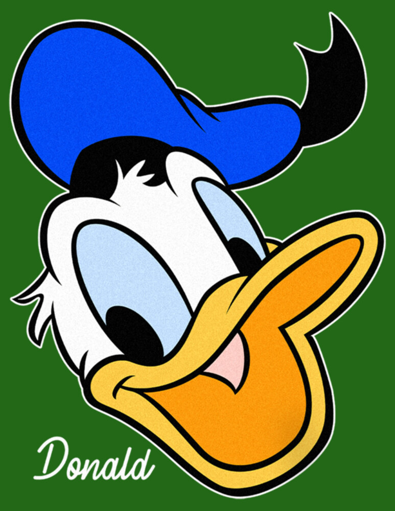 Men's Mickey & Friends Donald Duck Big Face  Adult Sweatshirt